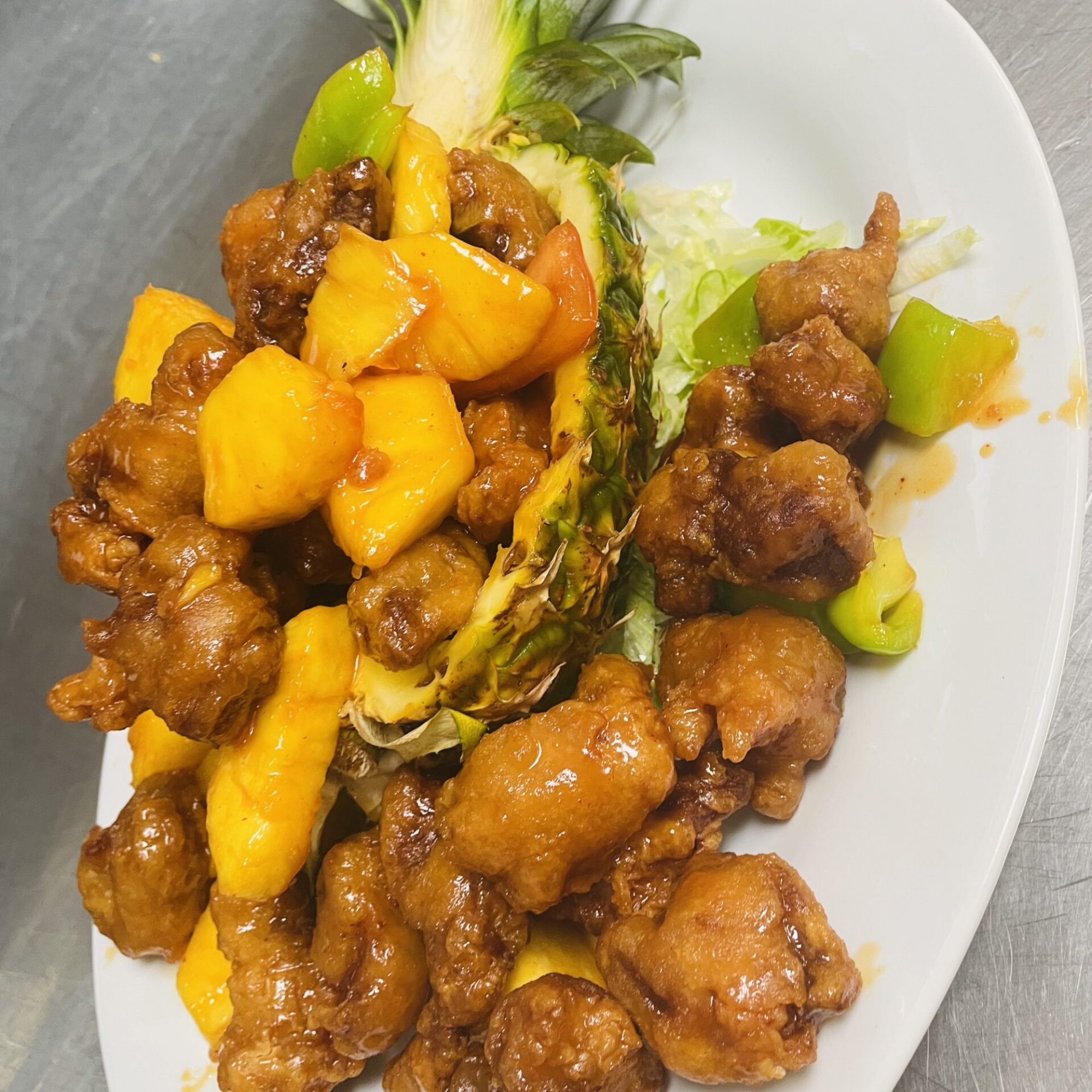 新鲜菠萝咕噜肉