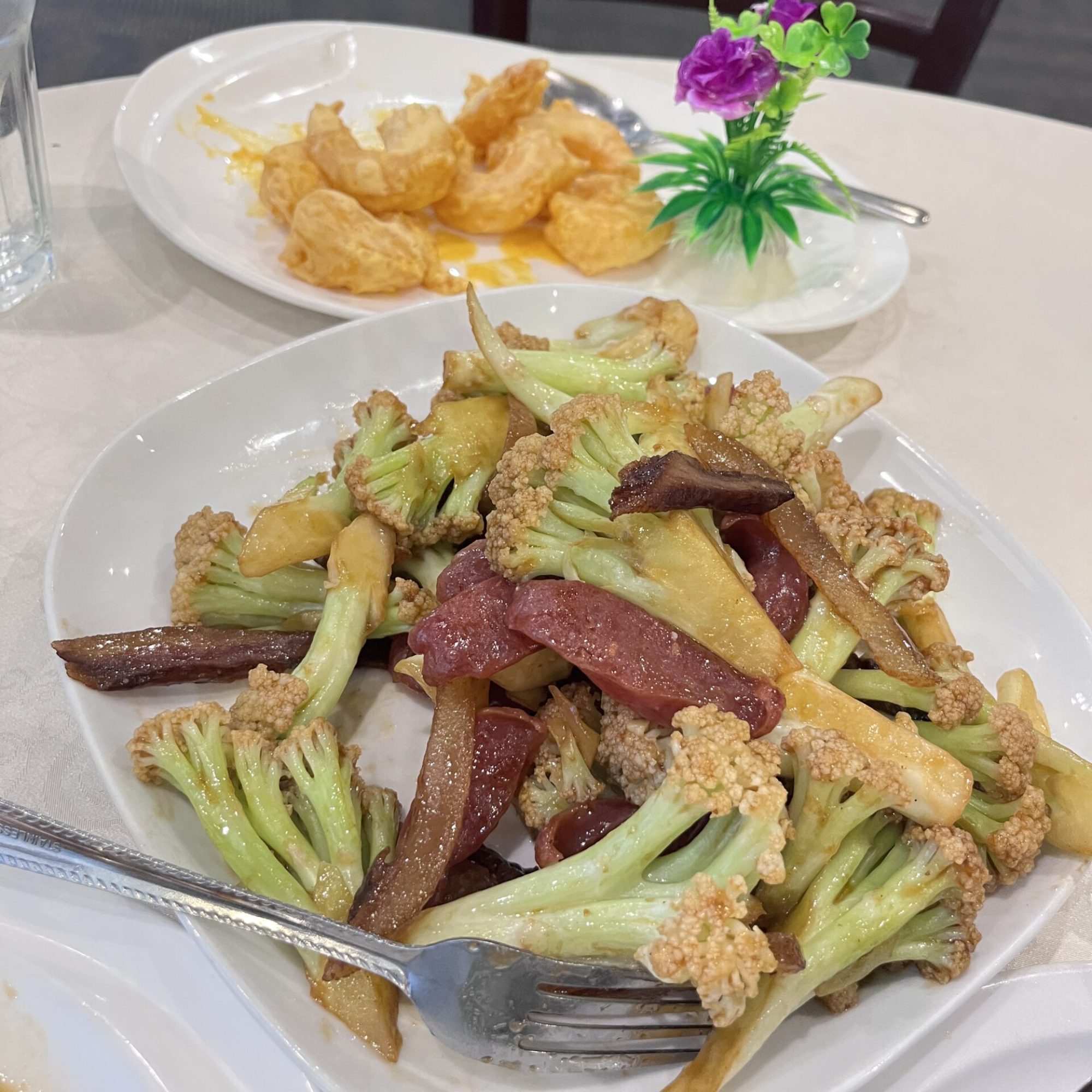 腊味炒台湾椰菜花